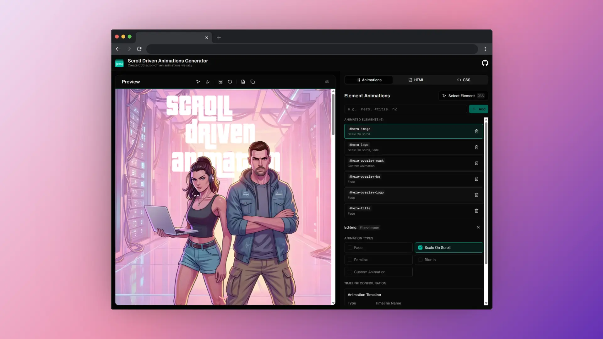 capture of the tool interface showing the editor and preview sections